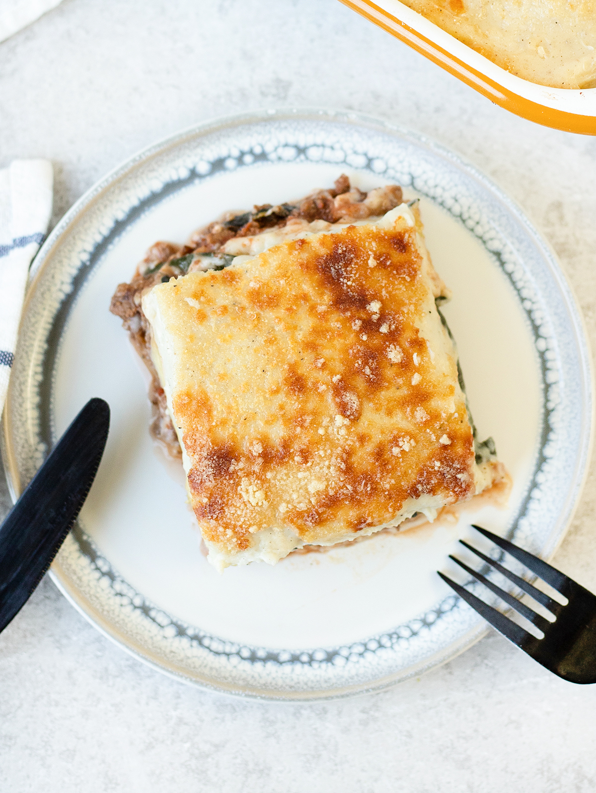 Zucchini Bechamel Casserole