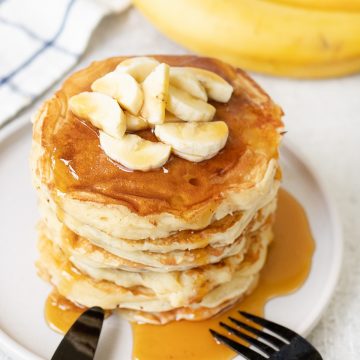 Banana Sour Milk Pancakes