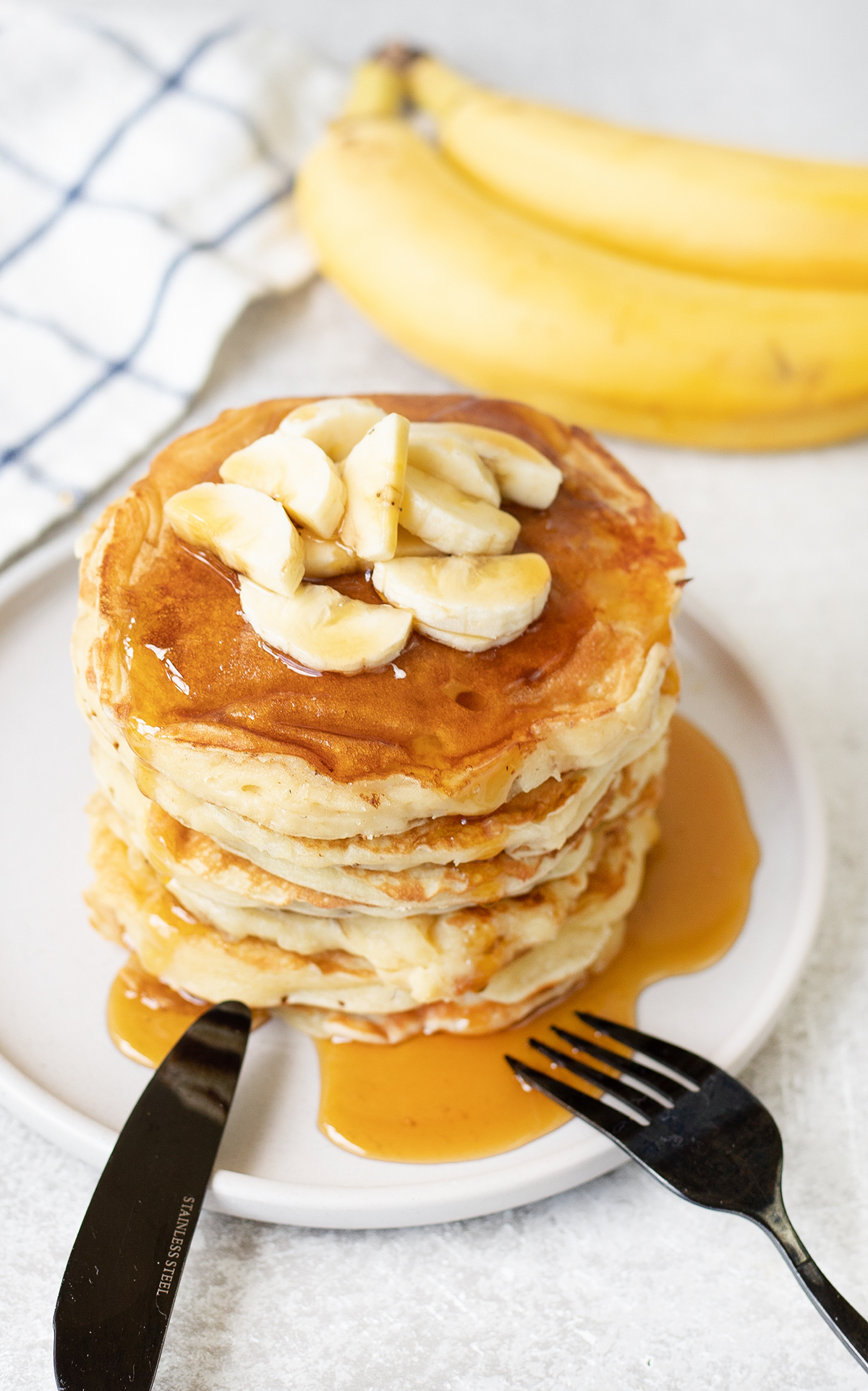 Banana Sour Milk Pancakes