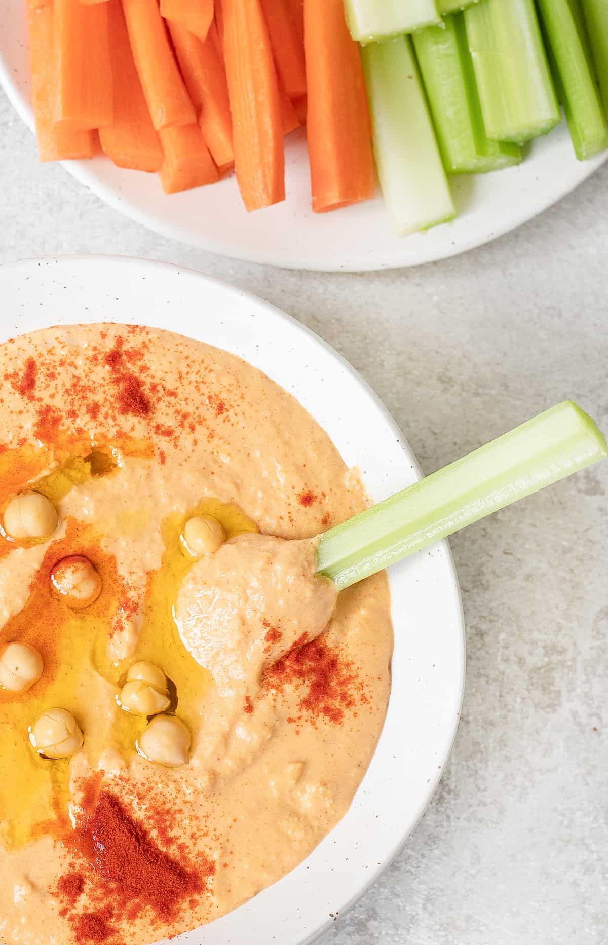 Moroccan Style Hummus Dip.