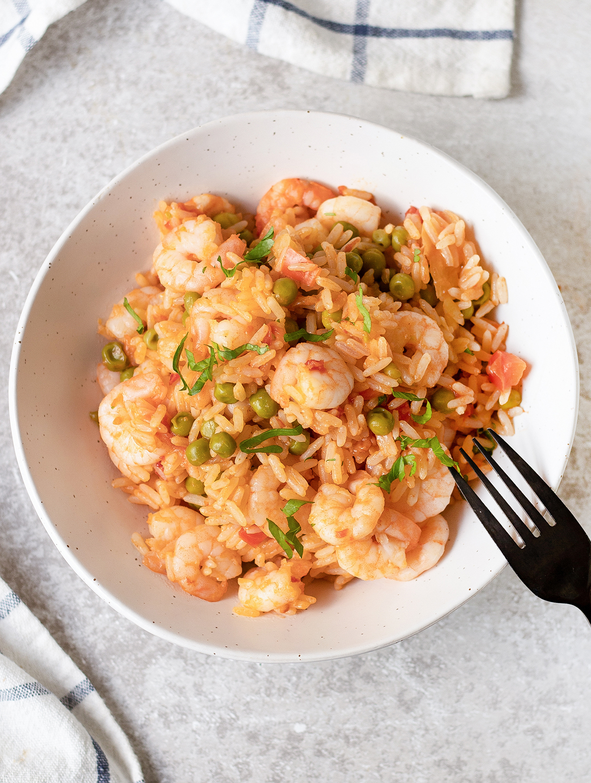 Shrimp peas And Rice