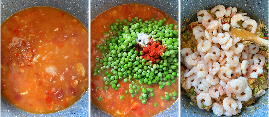 Bring everything to a boil, then lower the heat