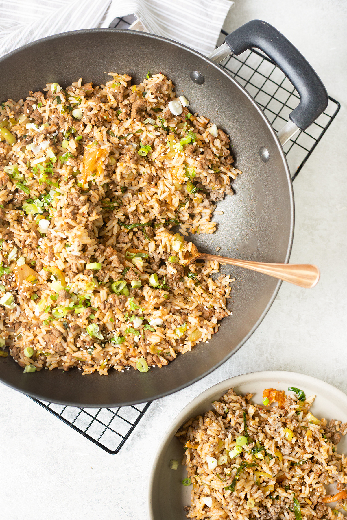 Beef And Kimchi Fried Rice