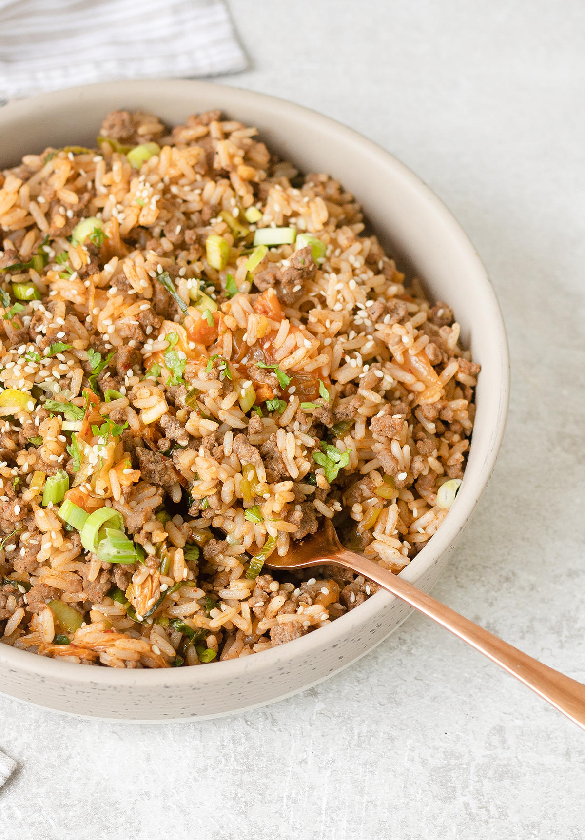 Beef And Kimchi Fried Rice