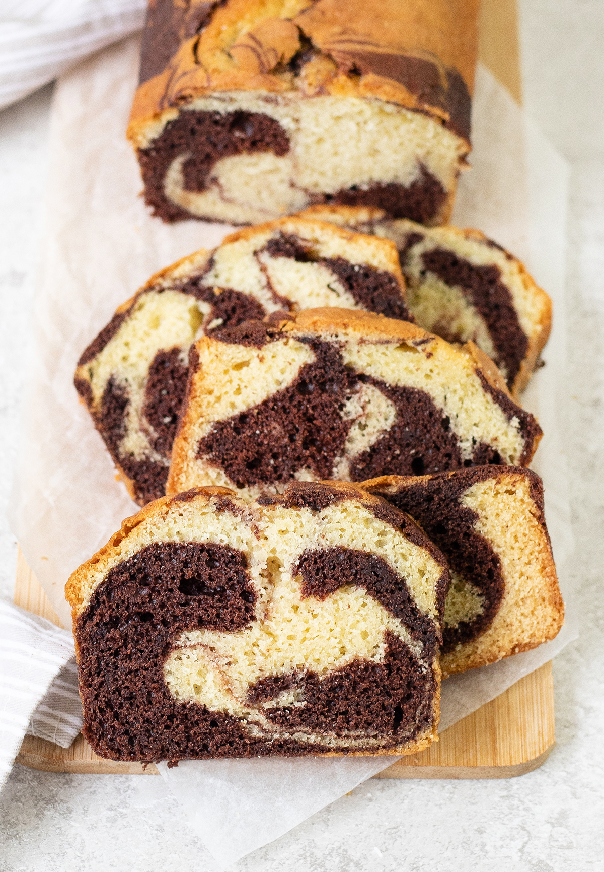 Simple Marble Cake Recipe 