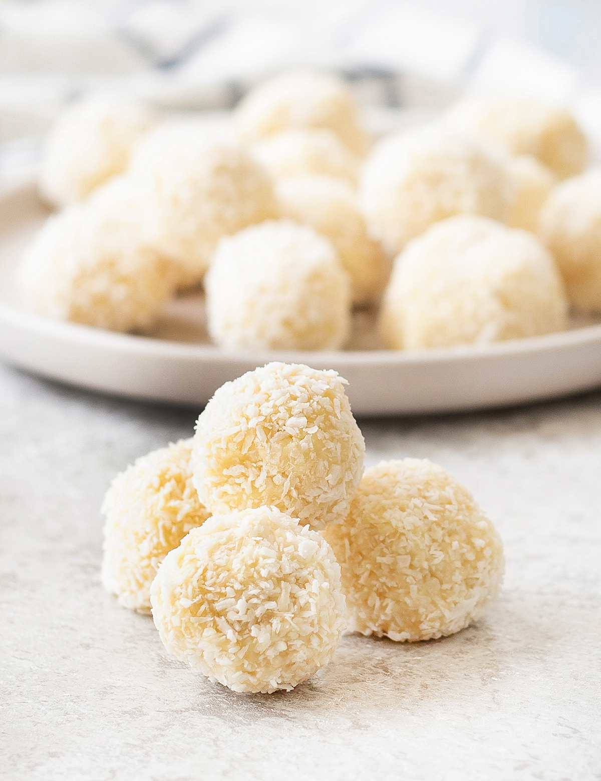 White Chocolate Coconut Truffles