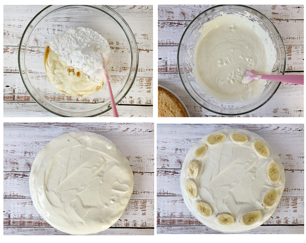 Making the cream cheese frosting