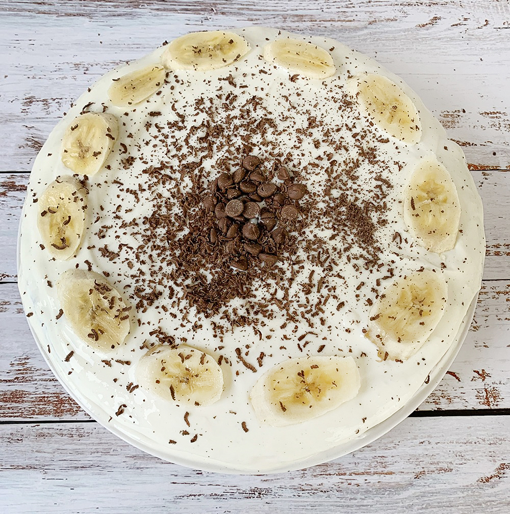 Keto Banana Cake With Cream Cheese Frosting