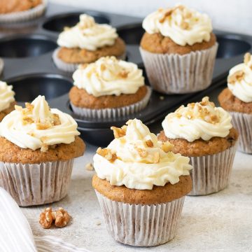 Carrot Cupcakes with Cream Cheese Frosting