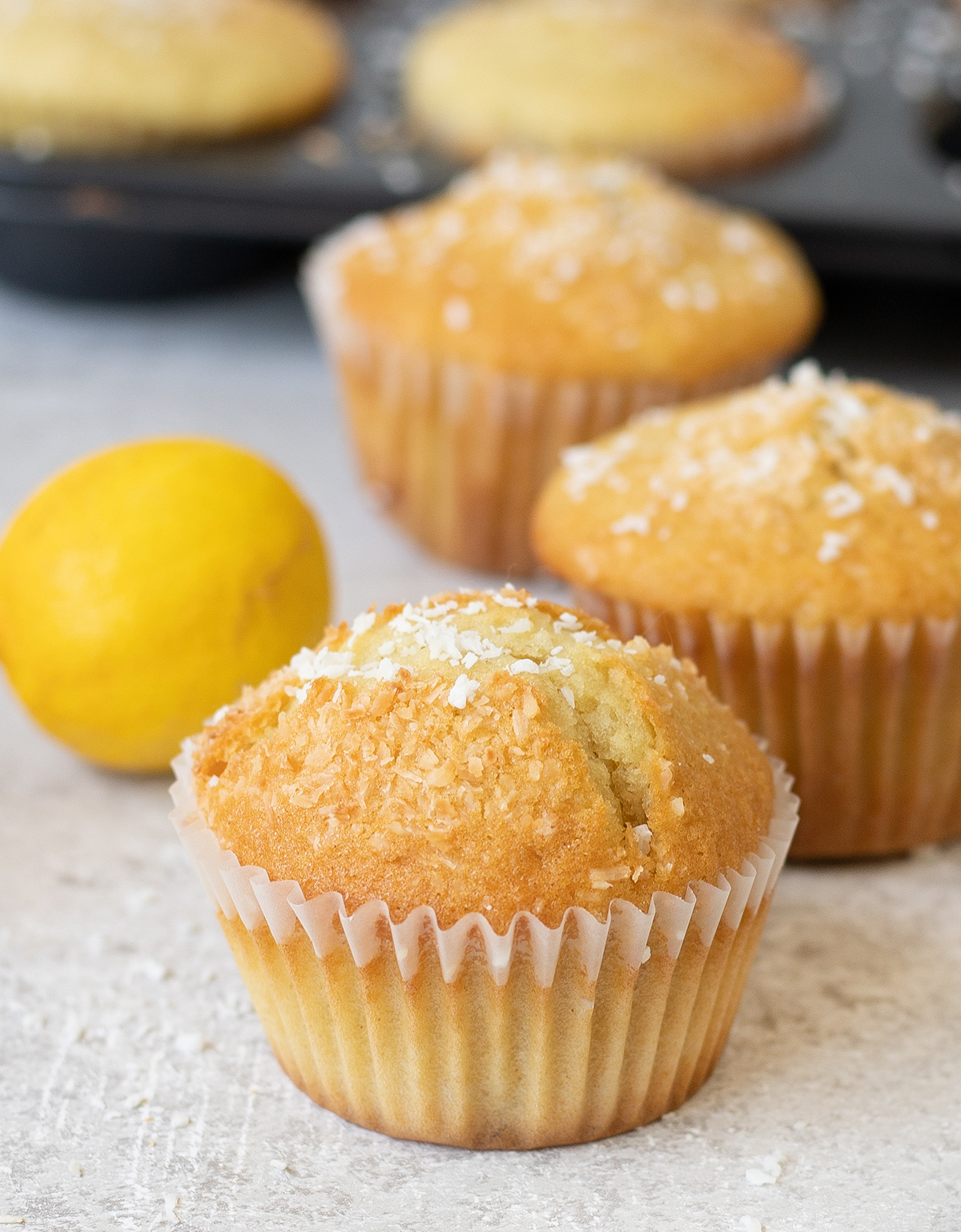 Lemon Coconut Muffins