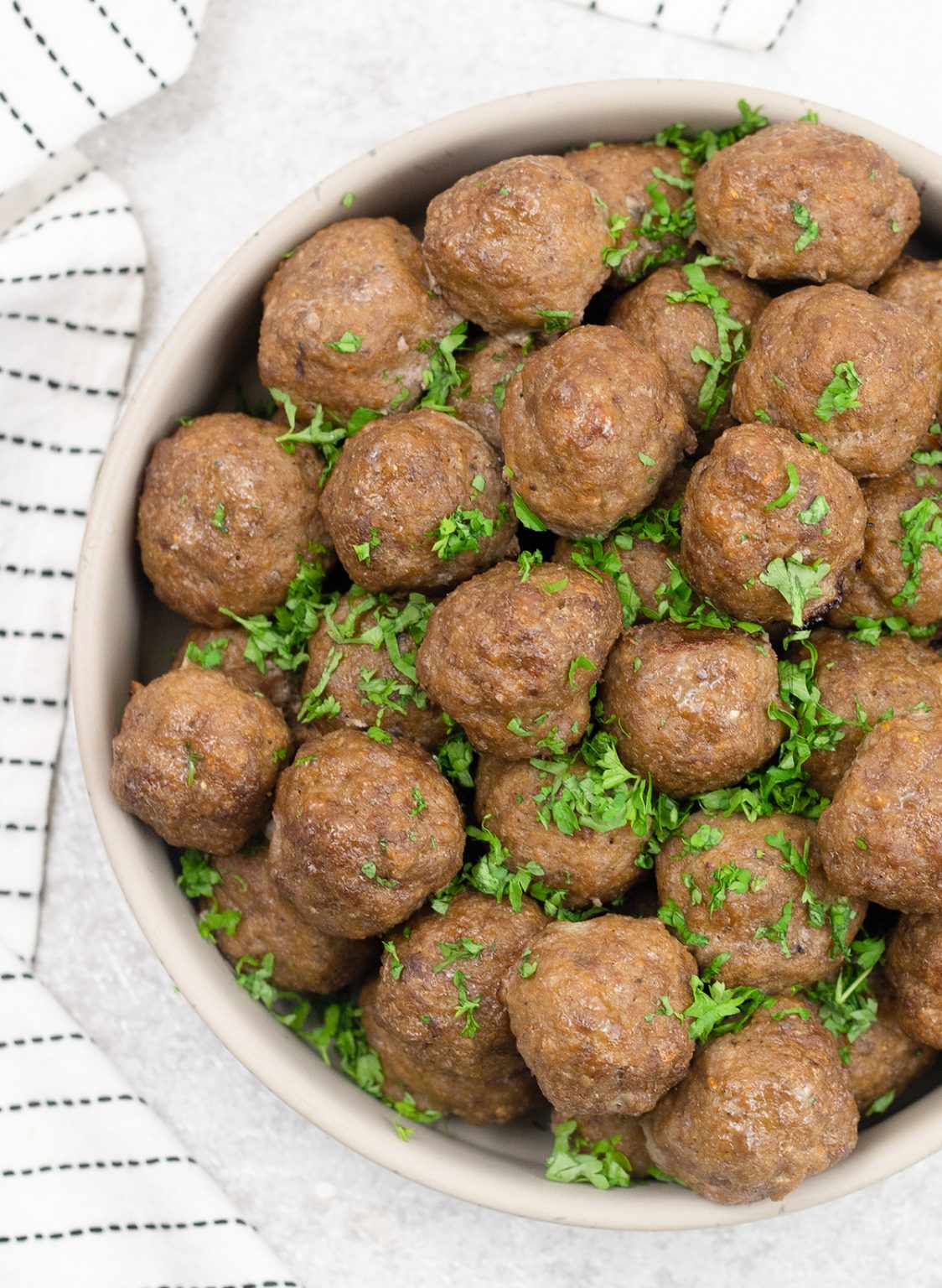 Easy Oven Baked Meatballs No Sauce Healthy Life Trainer