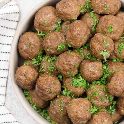 Easy Oven Baked Meatballs No Sauce Healthy Life Trainer