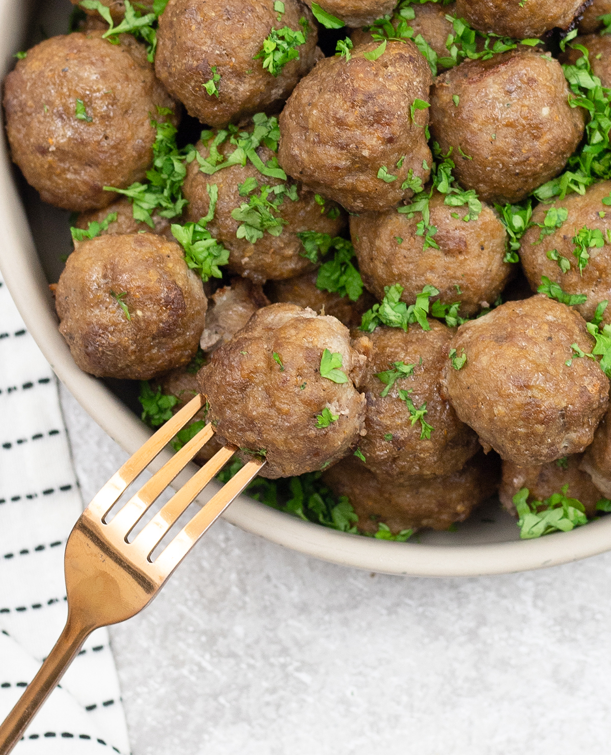 Oven Baked Meatballs