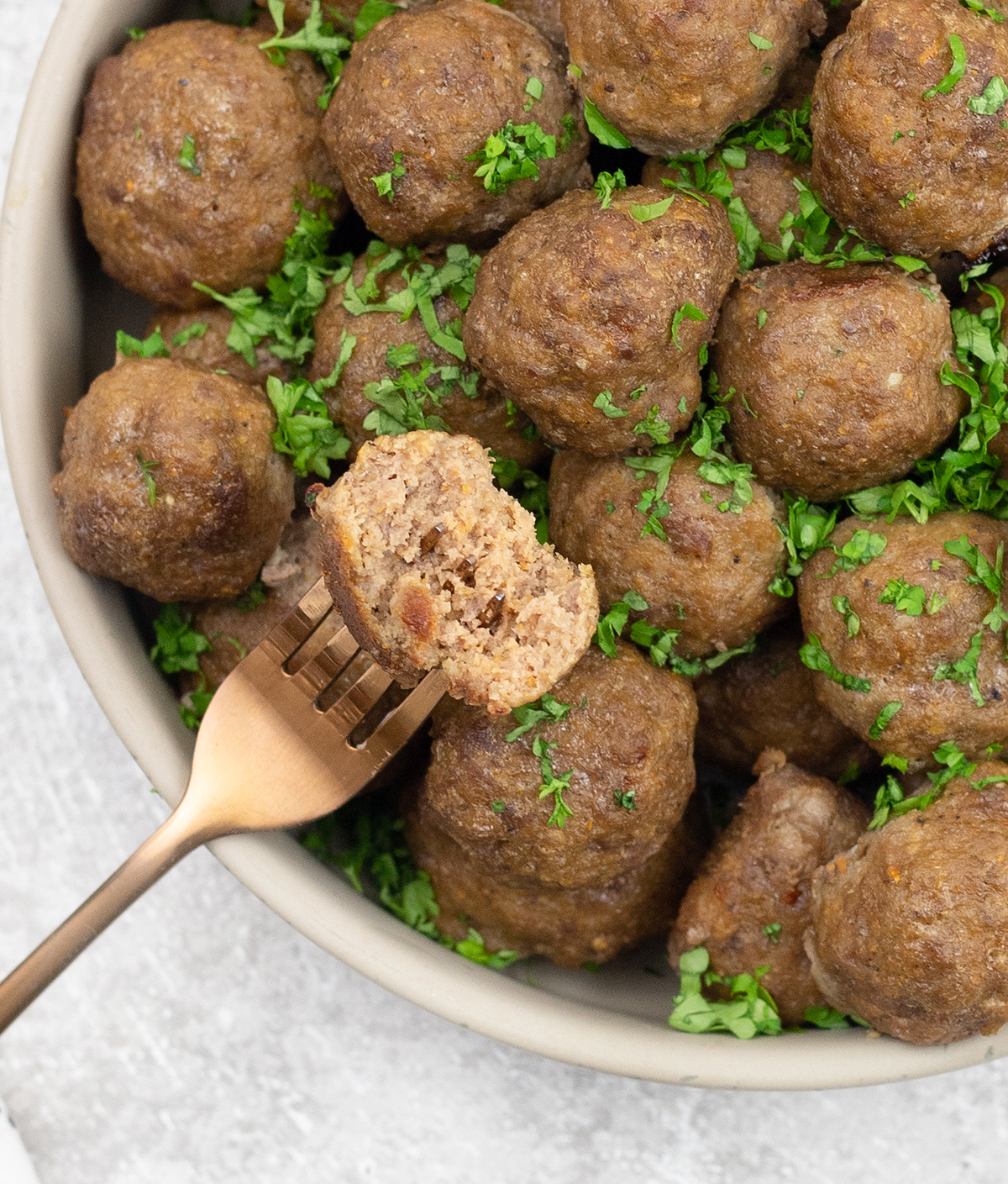 Oven Baked Meatballs