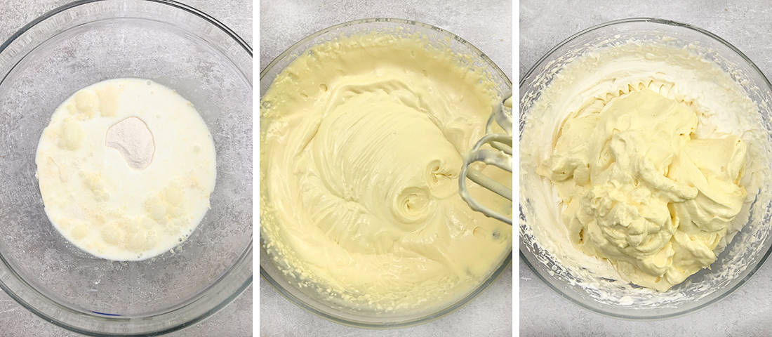 whisk together milk and the pudding.