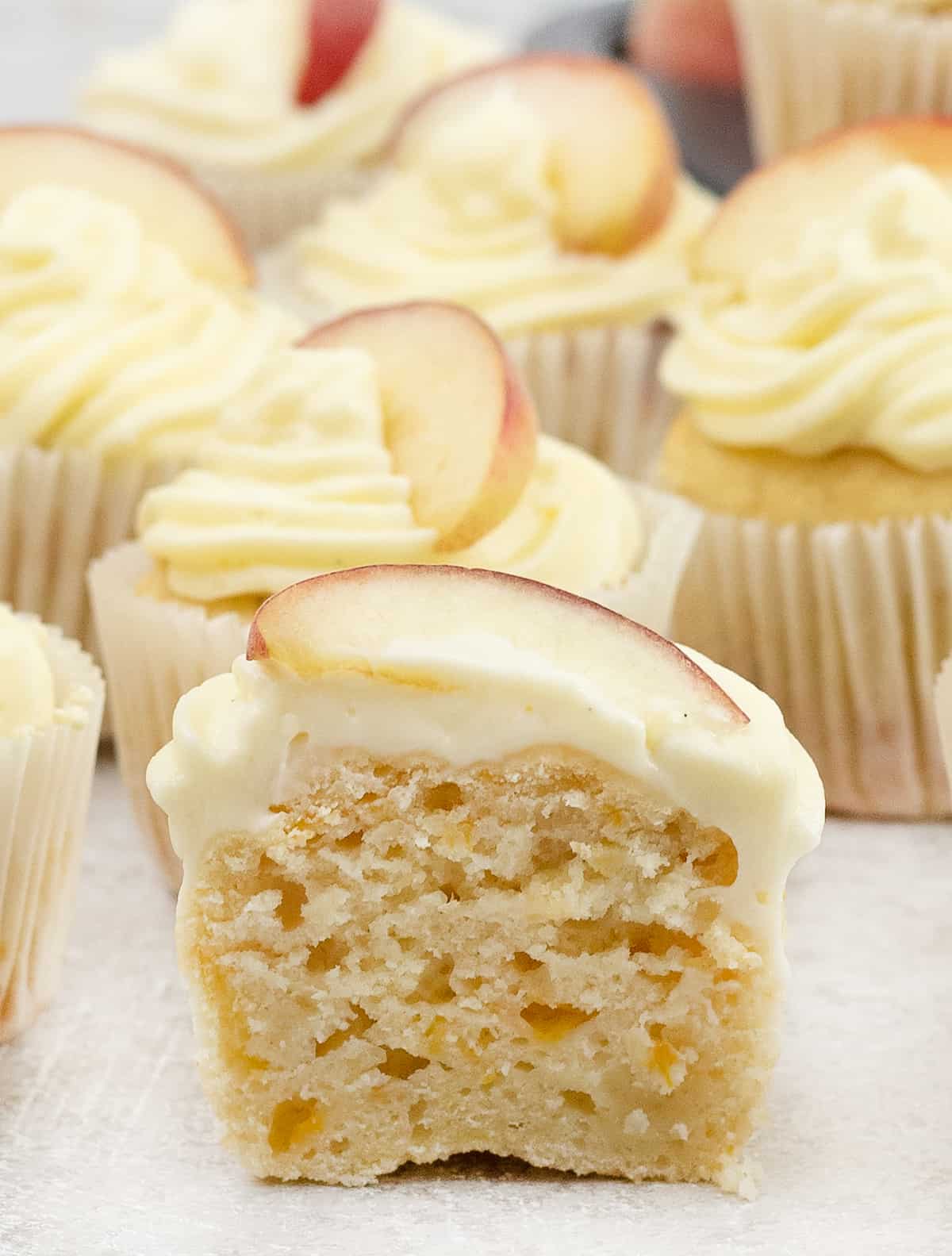 Peach Cupcakes