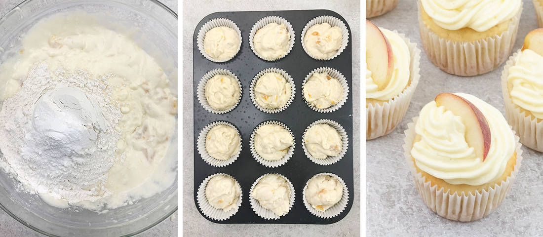 Scoop the batter into the muffin cups