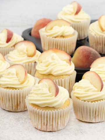Peach Cupcakes