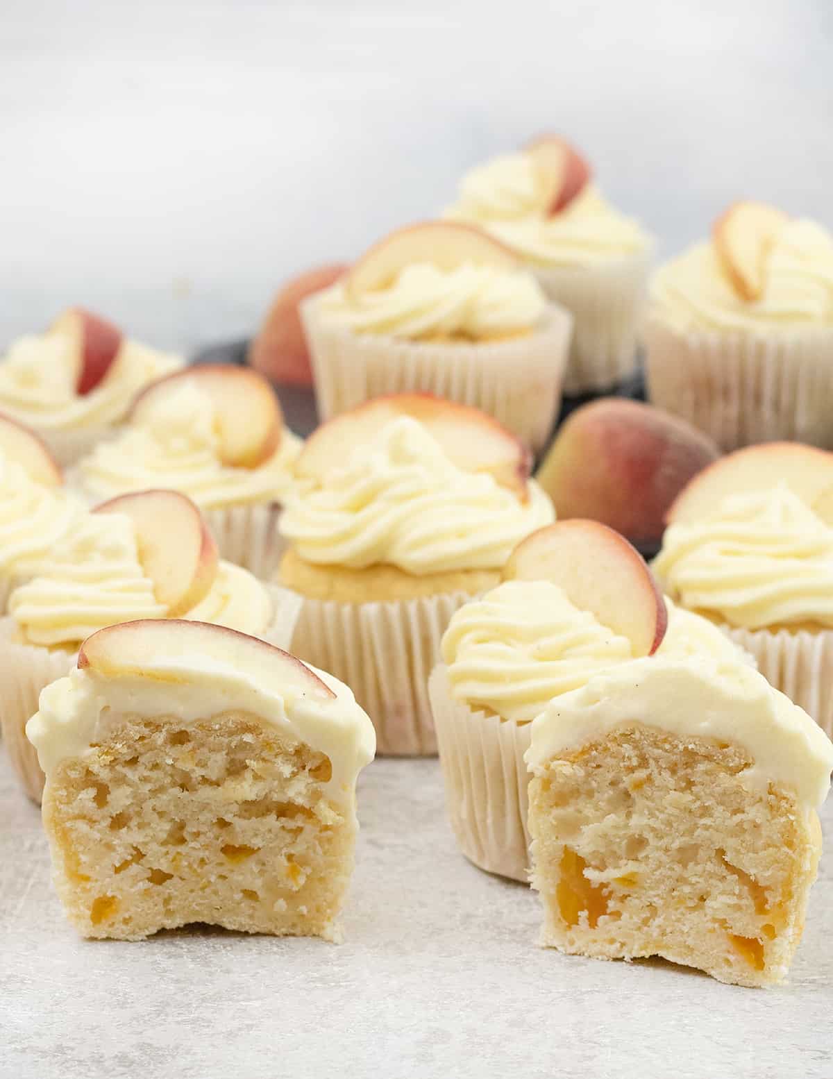 Peach Cupcakes