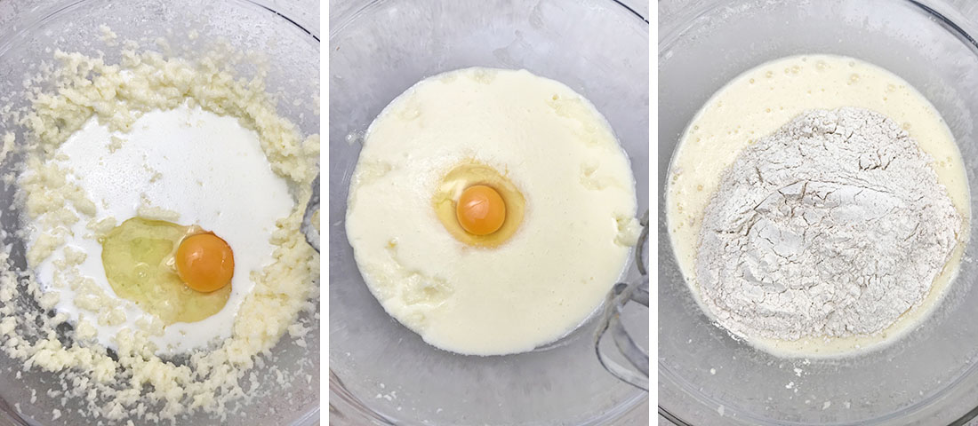 add eggs.