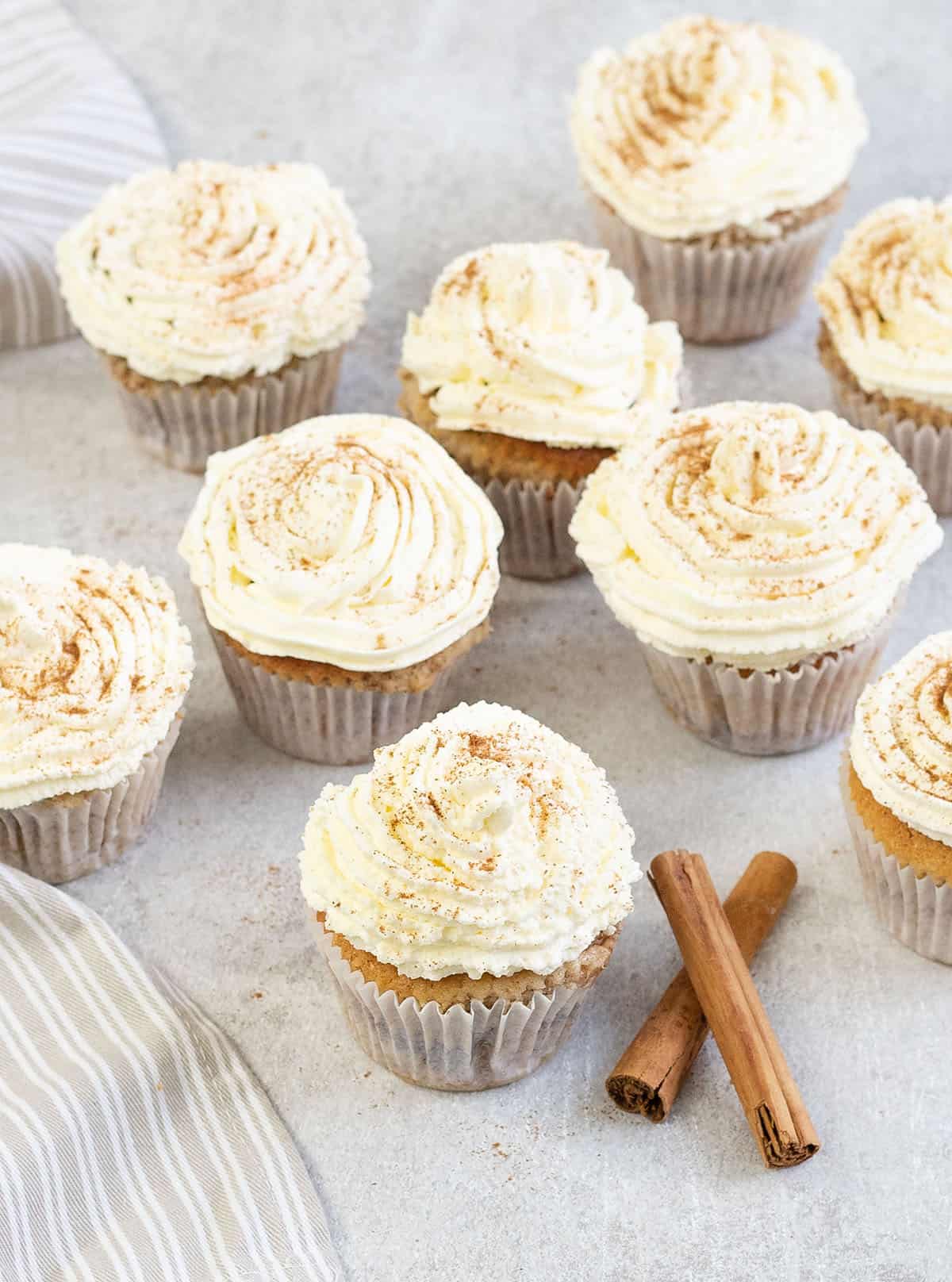 Cinnamon Sugar Cupcakes