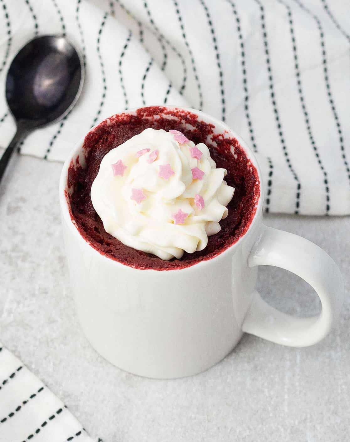 Red Velvet Mug Cake