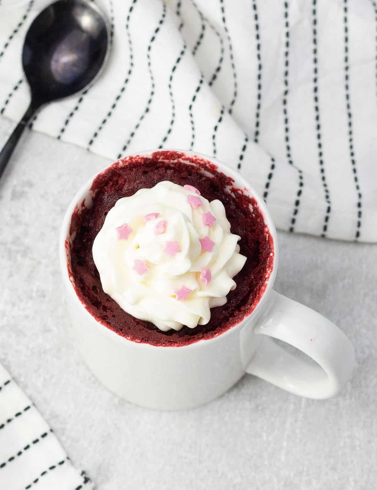 Red Velvet Mug Cake