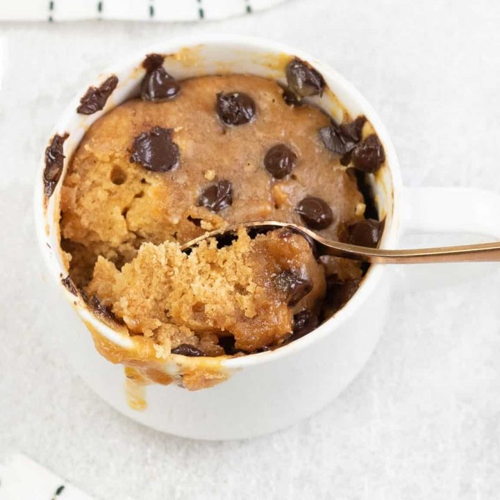 3 Ingredient Peanut Butter Mug Cake Healthy Life Trainer