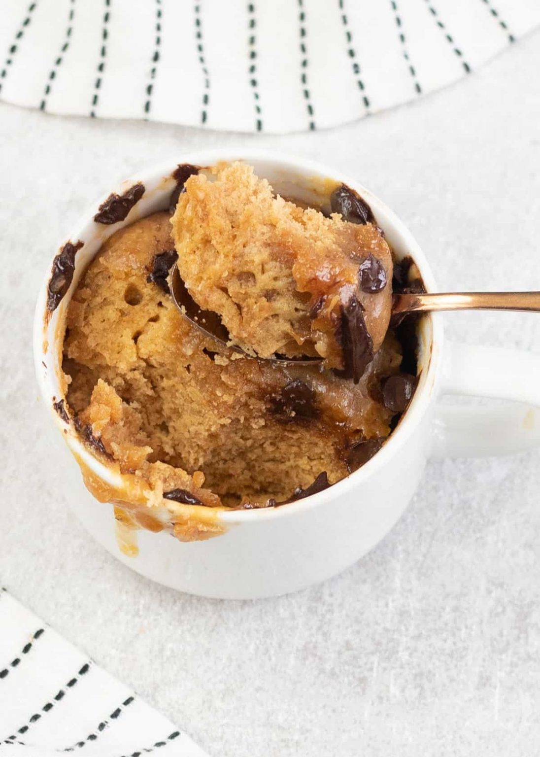 3 Ingredient Peanut Butter Mug Cake Healthy Life Trainer