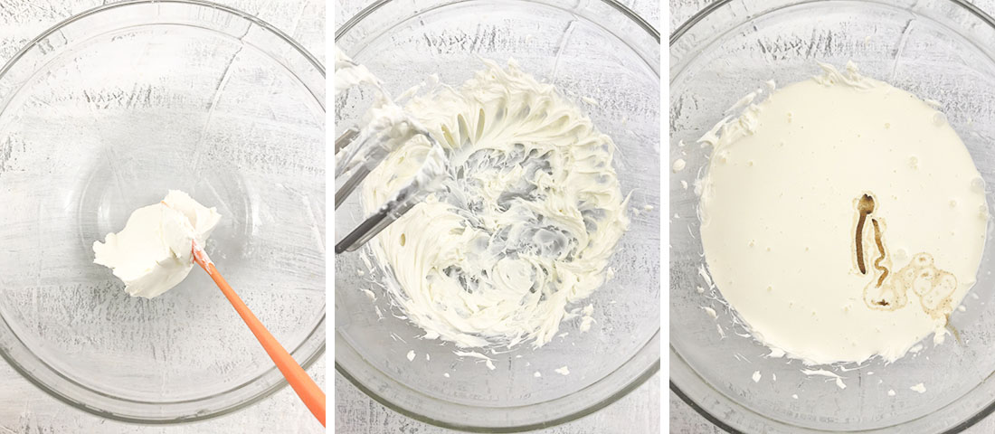 first step of making the recipe