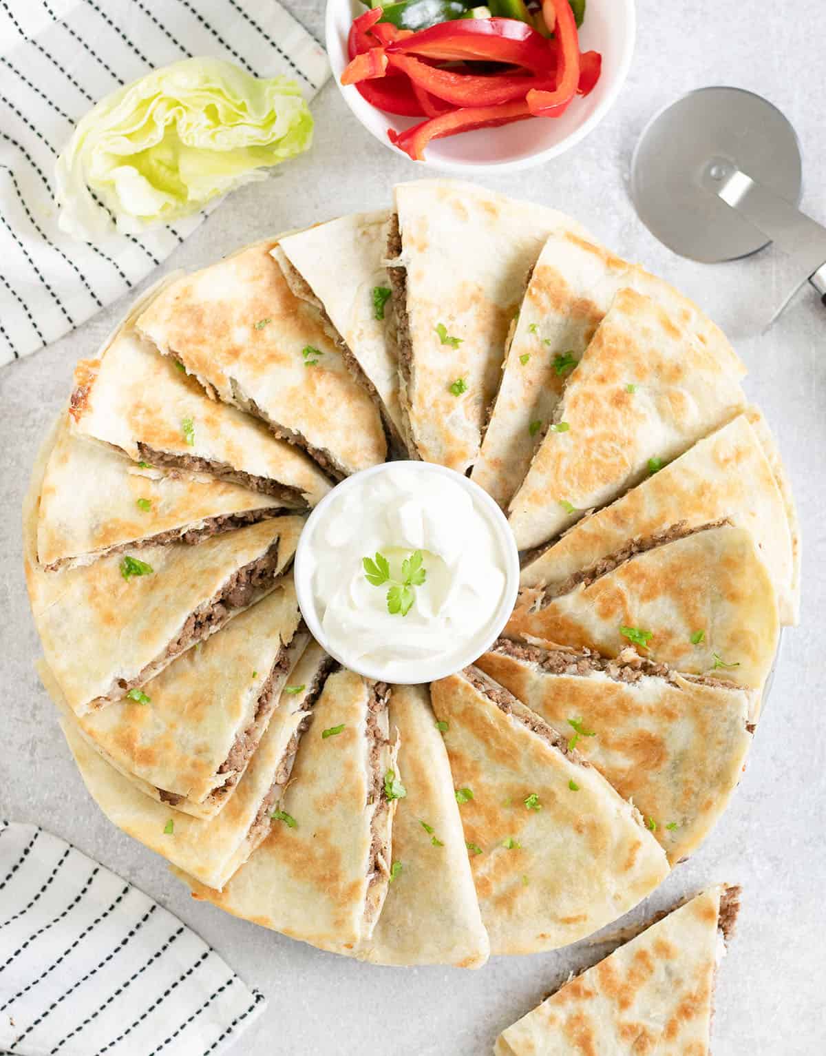 Taco Quesadillas