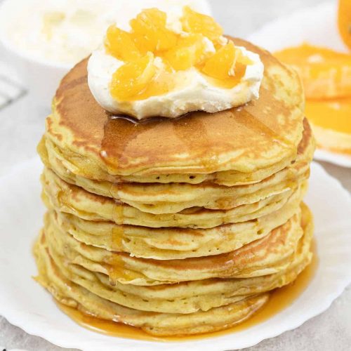 Orange pancakes clearance