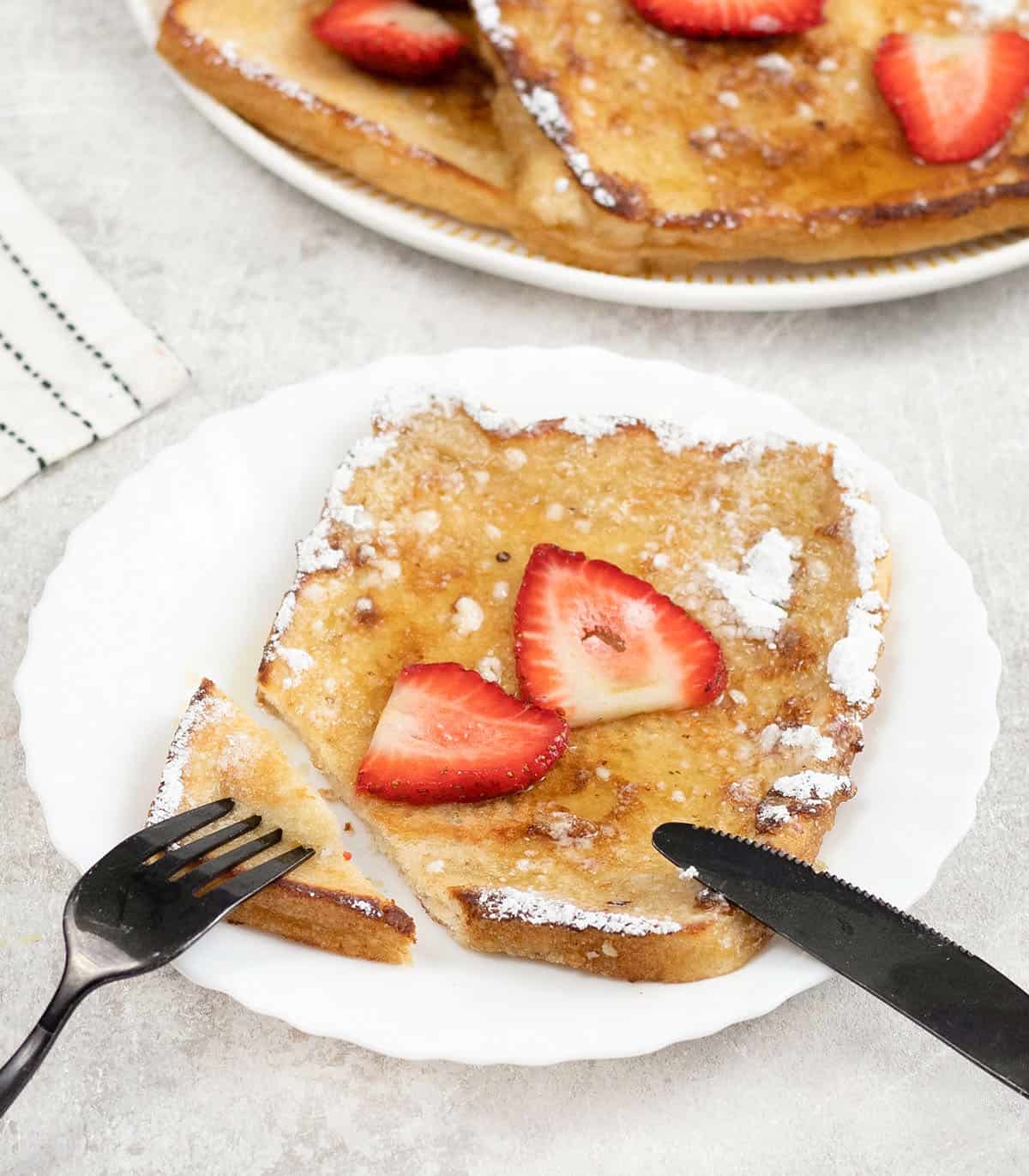 cut Sourdough French Toast.