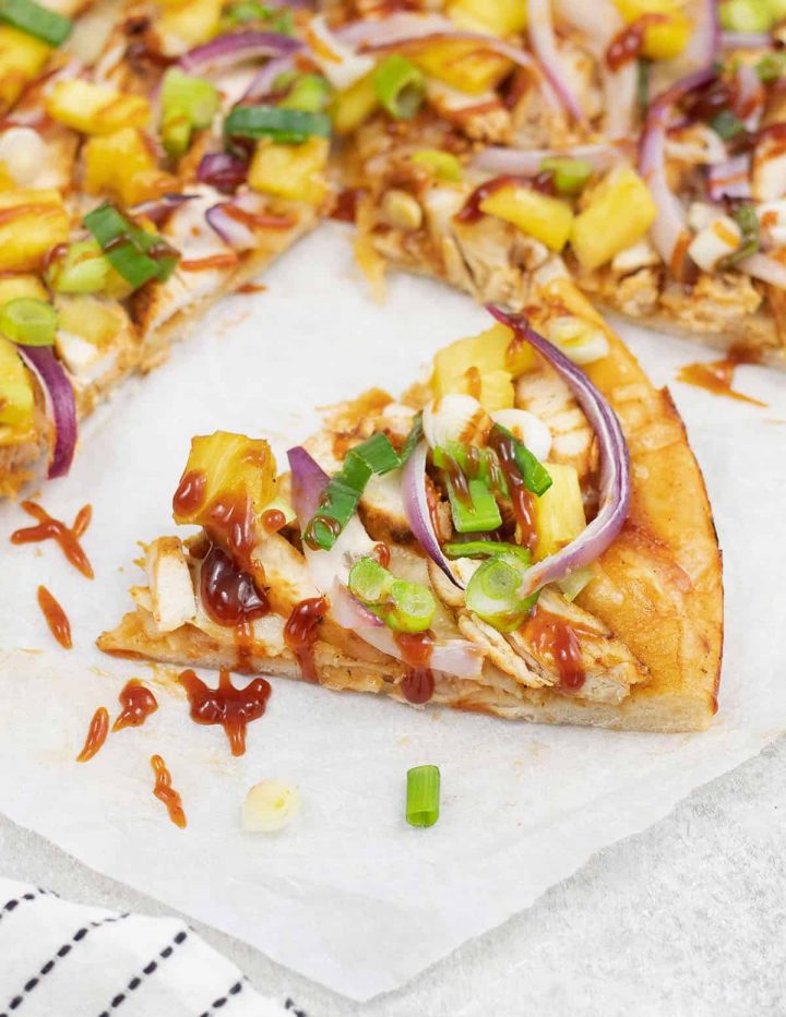 Sweet And Sour Chicken Pizza With BBQ Sauce Healthy Life Trainer