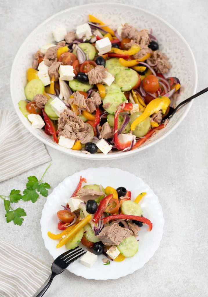 Tuna and Feta Salad Healthy Life Trainer