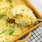 Baked Cheesy Garlic Mashed Potatoes