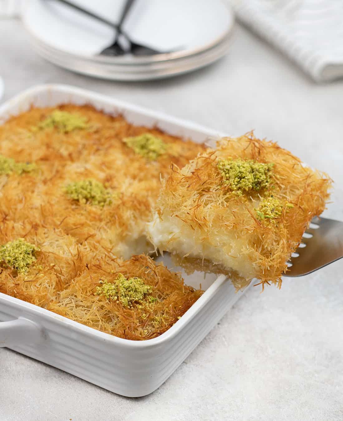 Kunafa with Cream