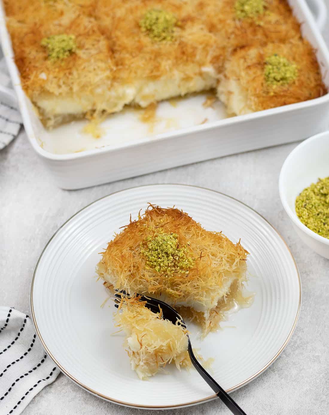 Kunafa with Cream (Ashta)