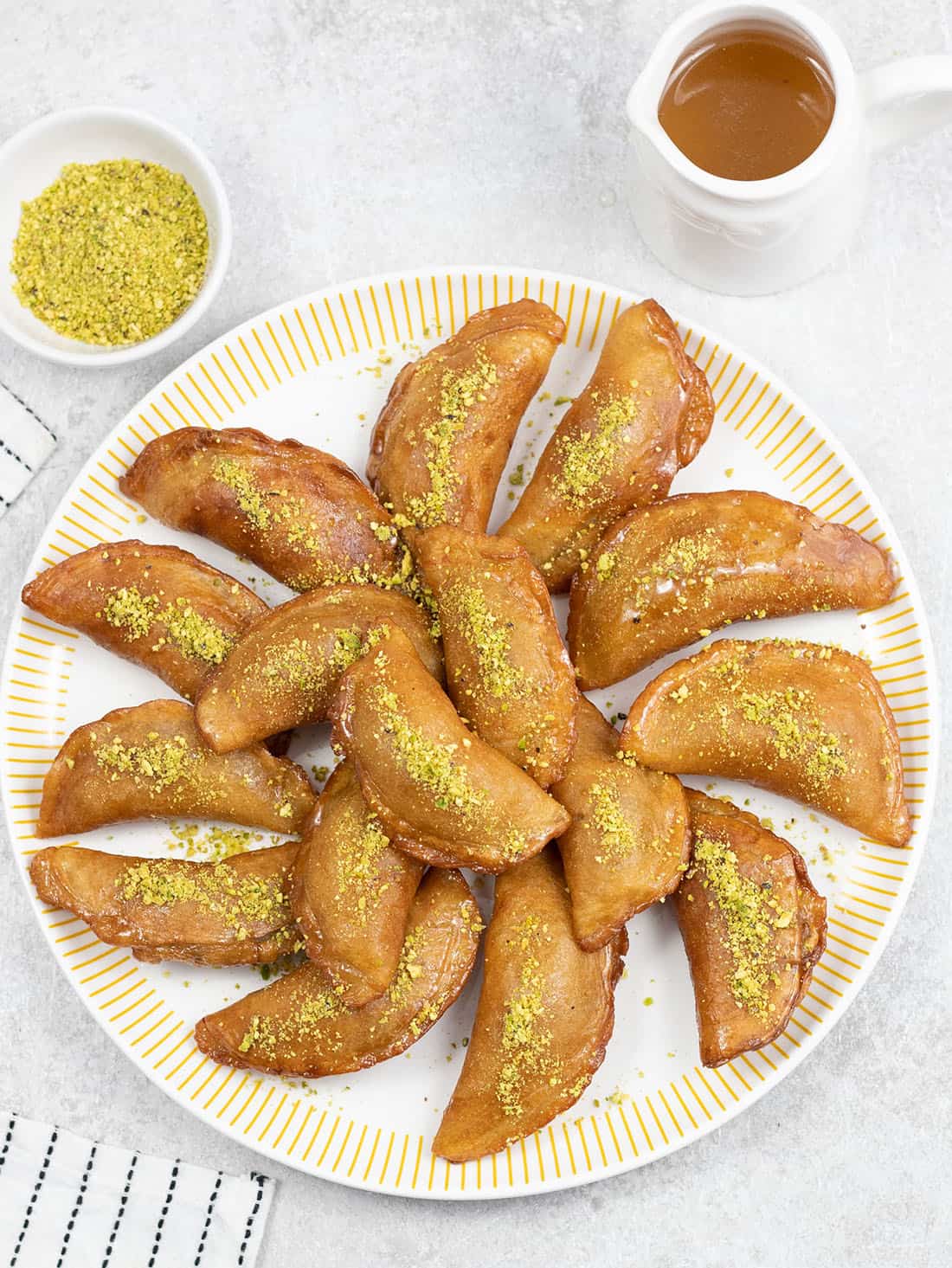 plate full of Qatayef