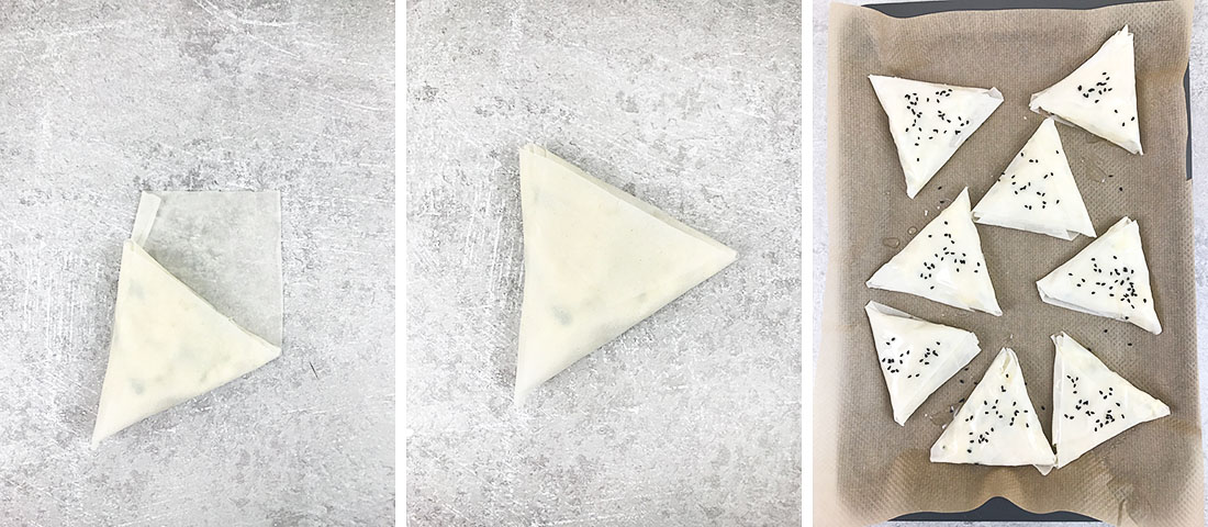 folding Samosa