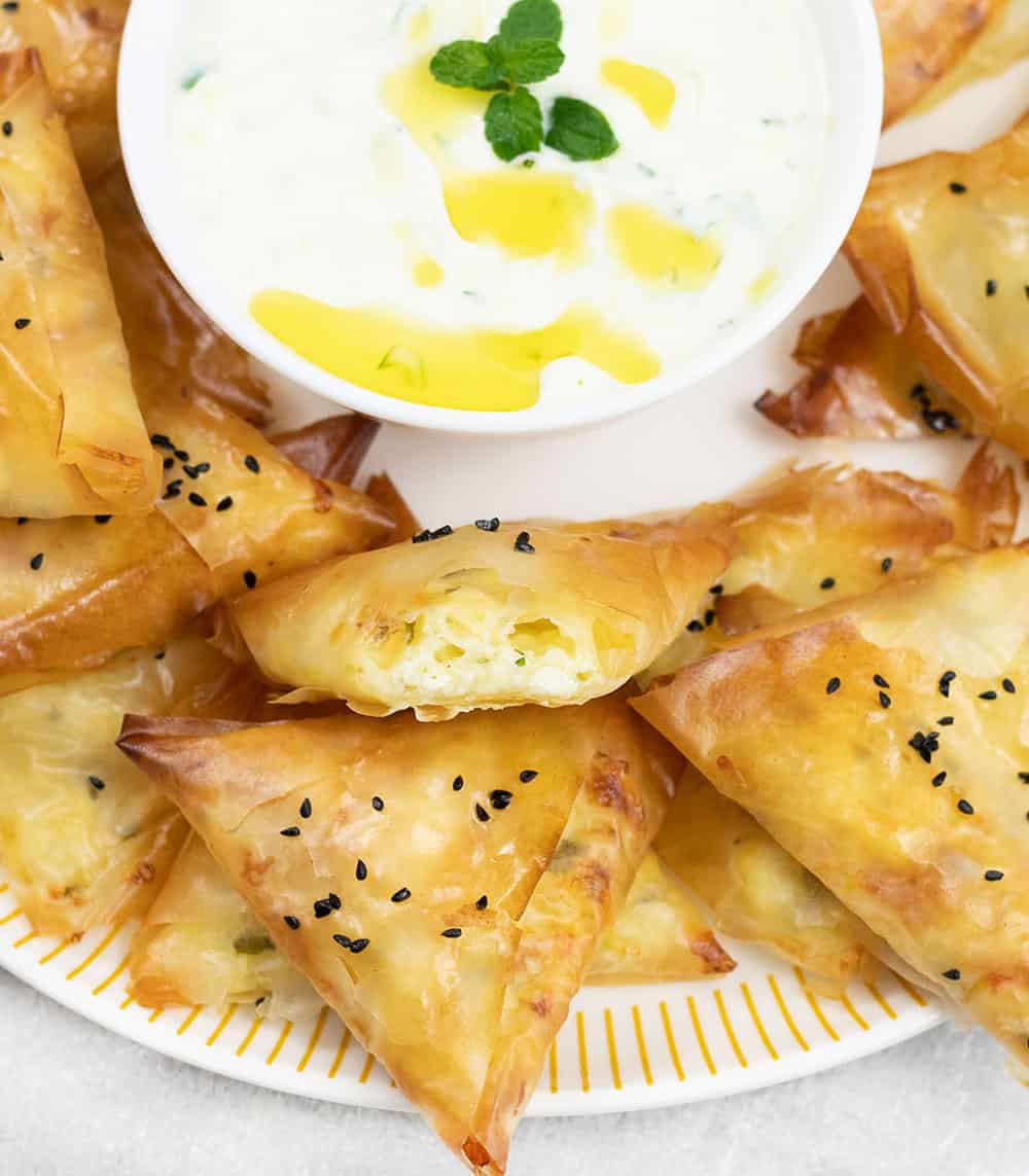 Samosa with cheese