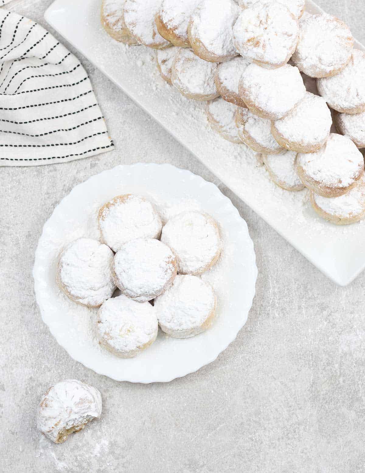 Egyptian Eid Cookies in a large plate