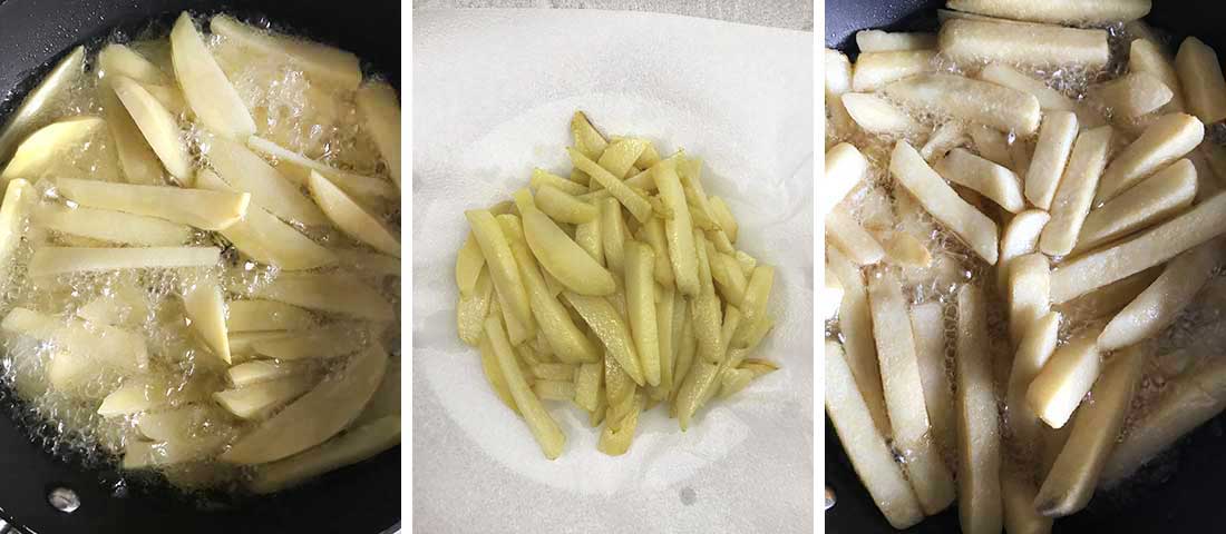 steps of making the recipe by photos