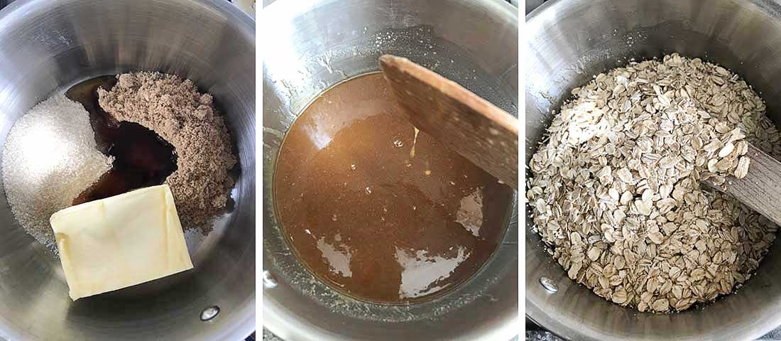 steps of making the recipe by photos