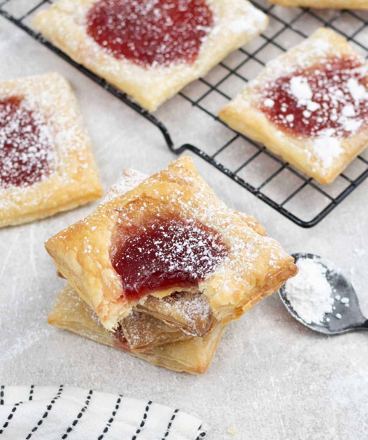 Puff Pastry Jam Tarts