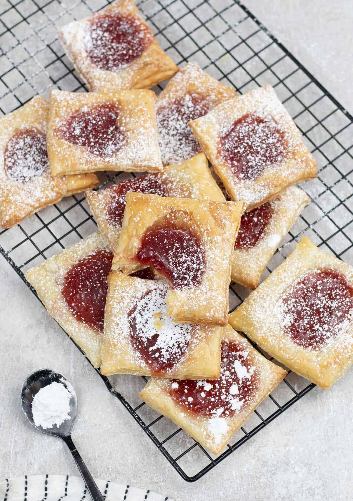 Puff Pastry Jam Tarts