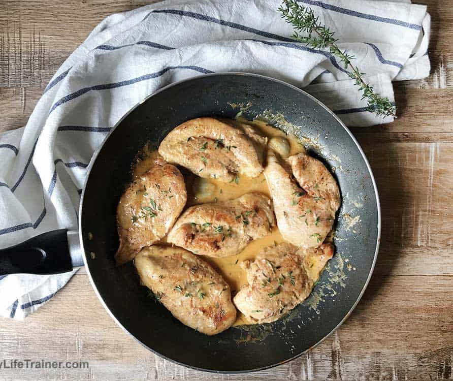 Creamy Garlic Butter Parmesan Chicken Healthy Life Trainer