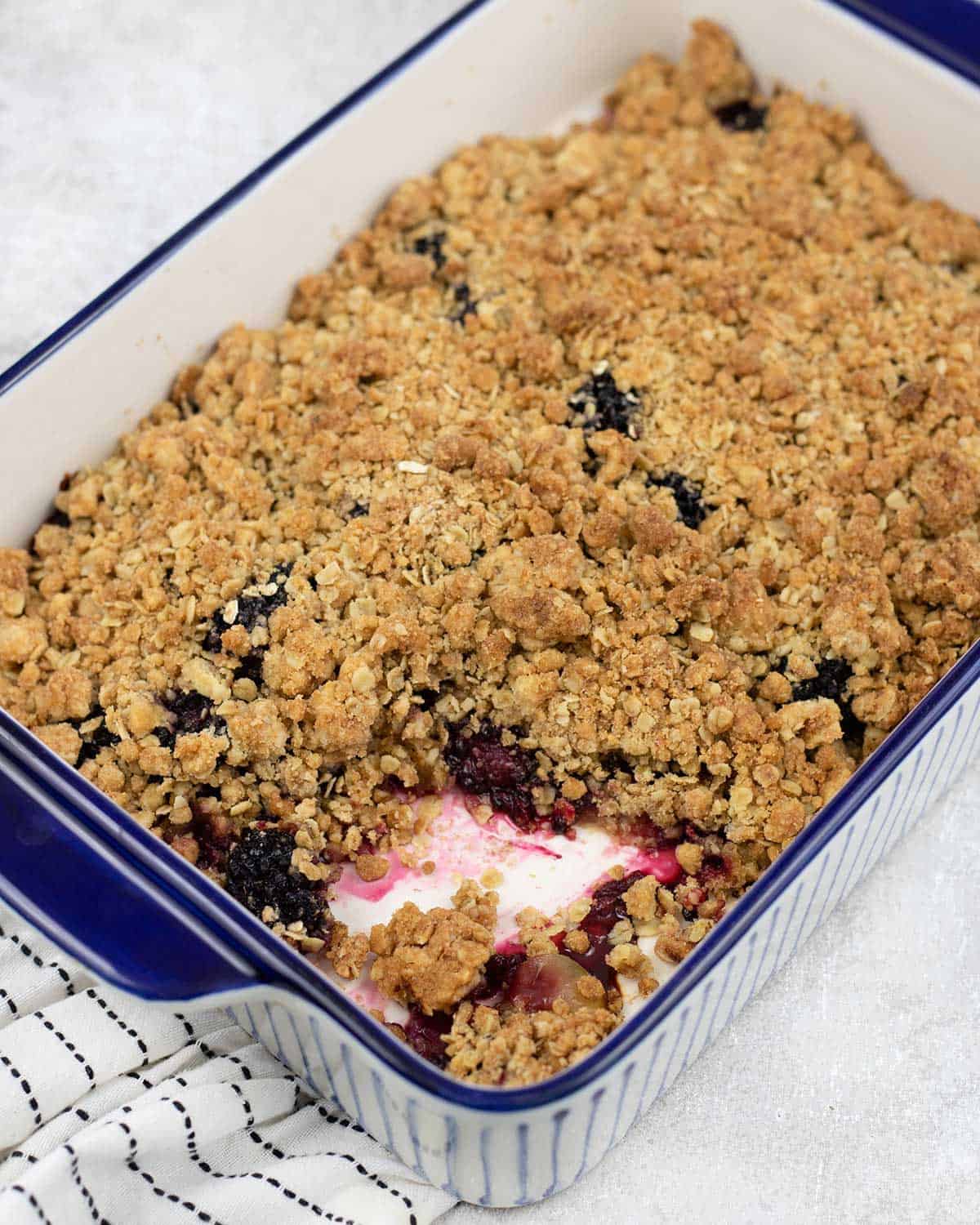 Blackberry Crumble