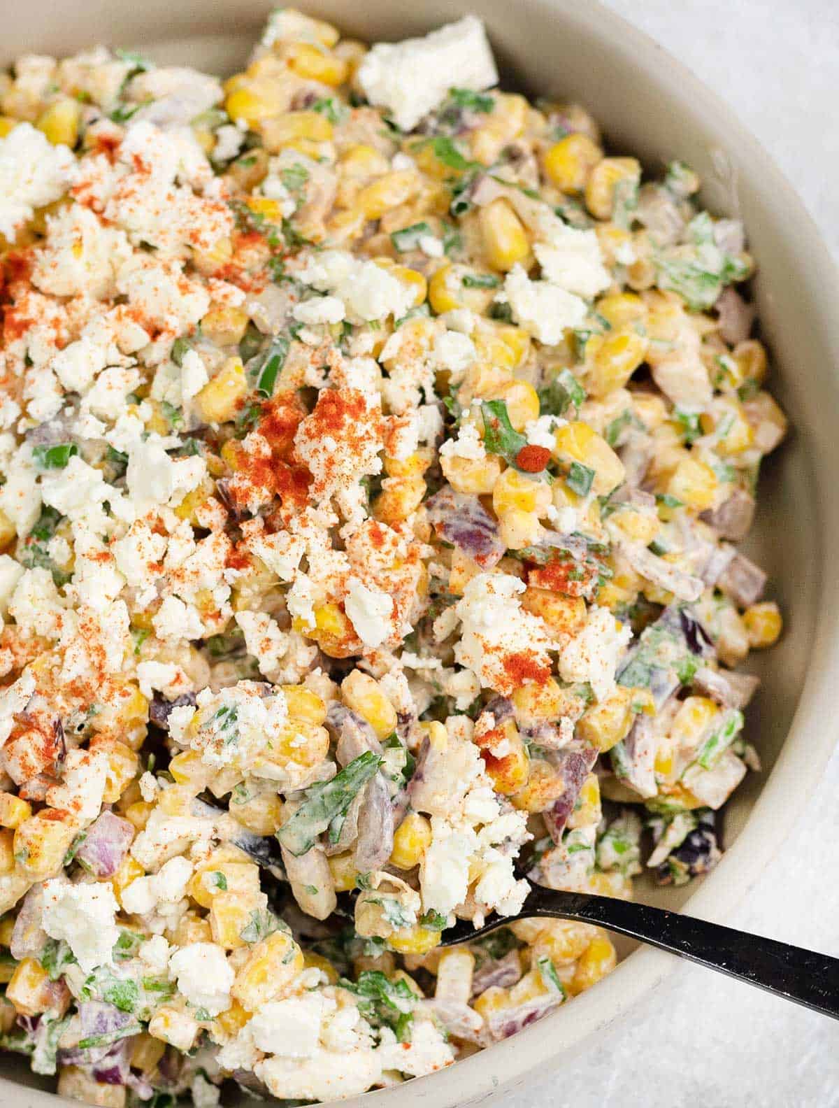 Mexican Elote Corn Salad