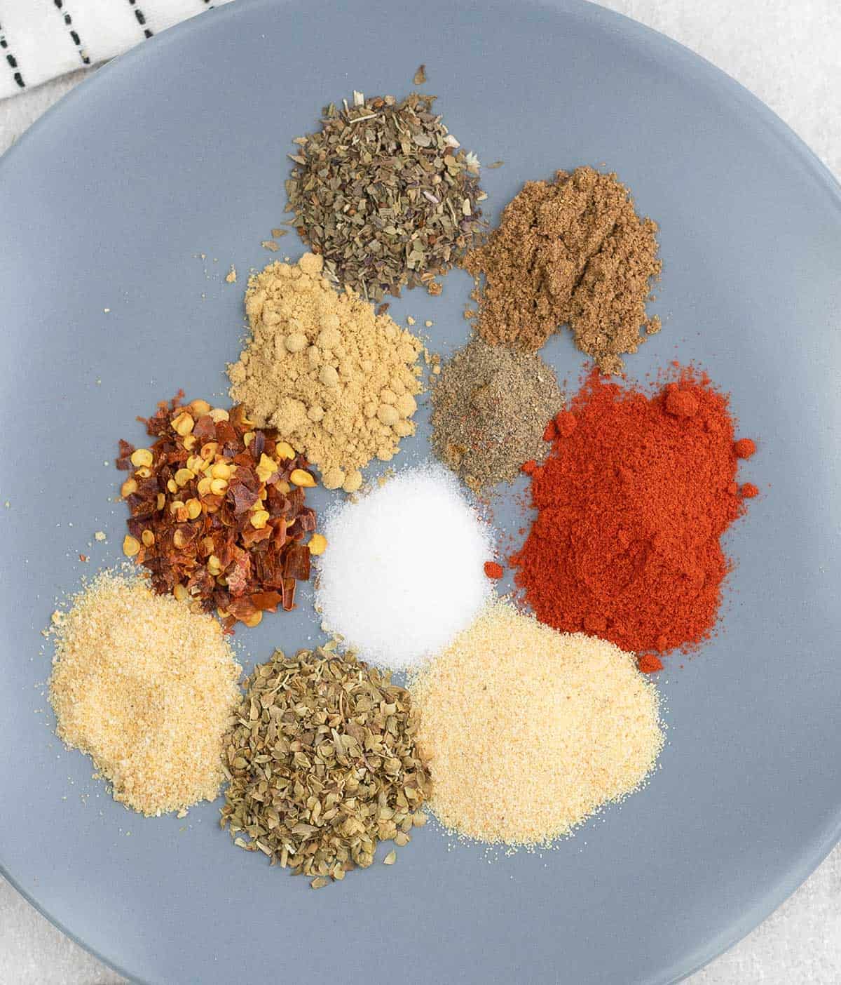 Meatball Seasoning ingredients.